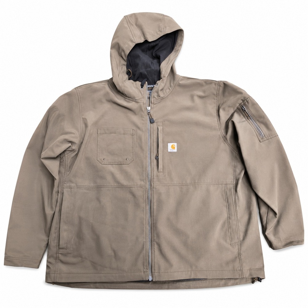Carhartt Jacket Men's 3XL Brown‎ Relax Fit Rain Defender